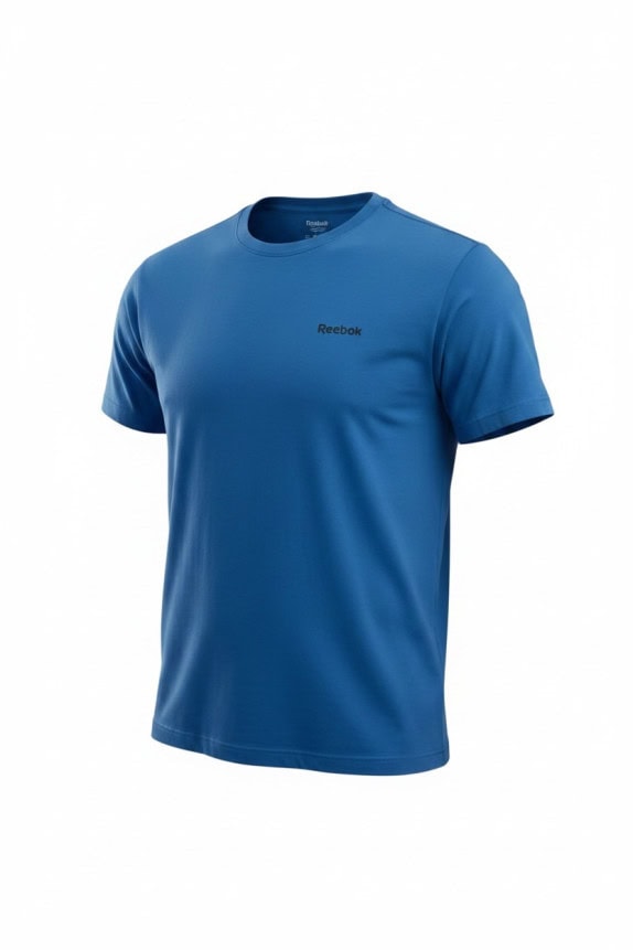 REEBOK ΓΡΑΦΙΚΟ TEE ΜΟΝΟΧΡΩΜΟ ΜΠΛΕ ΑΝΤΡΙΚΟ PRE OWNED M