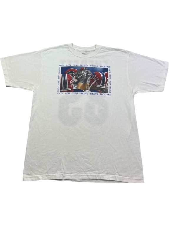REEBOK T SHIRT GRAPHIC SPORTSWEAR BIANCO UOMO PRE OWNED L