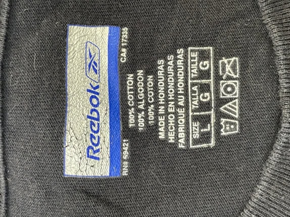 REEBOK GRAPHIC TEE SPORTSWEAR ΜΑΥΡΟ ΑΝΤΡΙΚΟ PRE OWNED M