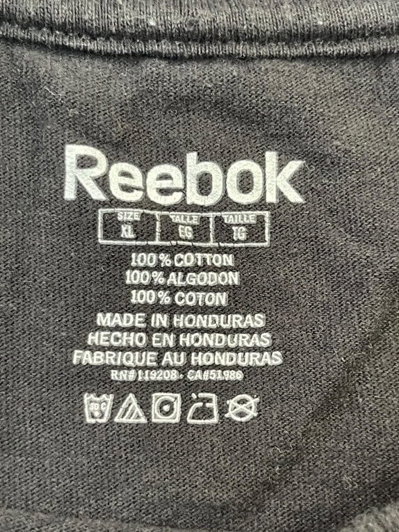 REEBOK GRAPHIC TEE STREETWEAR BLACK ΑΝΔΡΙΚΟ PRE OWNED XL