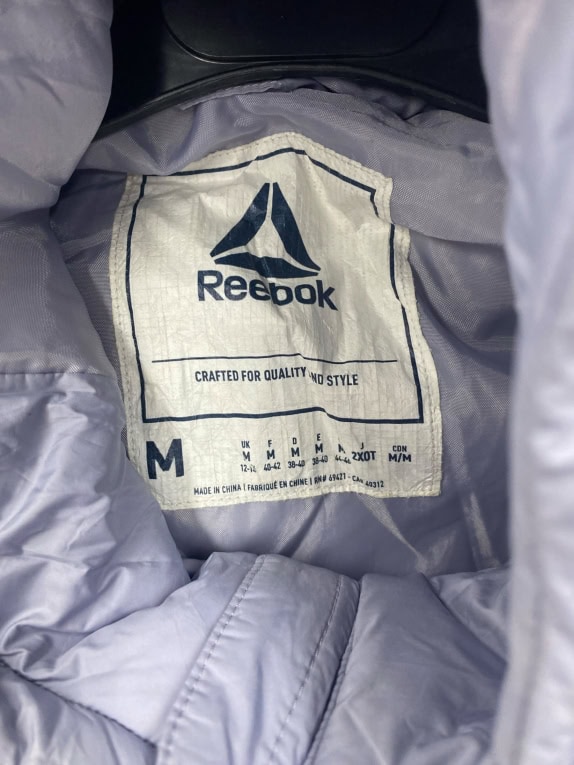 Reebok Μπουφάν Puffer Hooded Γκρι Ανδρικό M