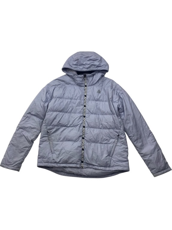 Reebok Μπουφάν Puffer Hooded Γκρι Ανδρικό M