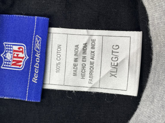 REEBOK NFL ΜΑΚΡΥΜΑΝΙΚΗ ΜΠΛΟΥΖΑ SPORTSWEAR NAVY ΓΚΡΙ ΑΝΤΡΙΚΟ PRE OWNED XL