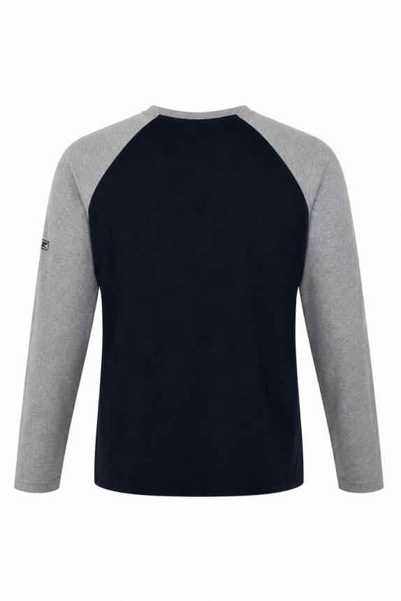 REEBOK NFL ΜΑΚΡΥΜΑΝΙΚΗ ΜΠΛΟΥΖΑ SPORTSWEAR NAVY ΓΚΡΙ ΑΝΤΡΙΚΟ PRE OWNED XL