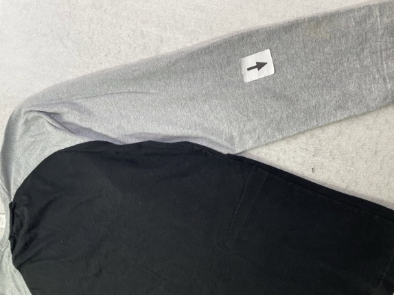 REEBOK NFL ΜΑΚΡΥΜΑΝΙΚΗ ΜΠΛΟΥΖΑ SPORTSWEAR NAVY ΓΚΡΙ ΑΝΤΡΙΚΟ PRE OWNED XL