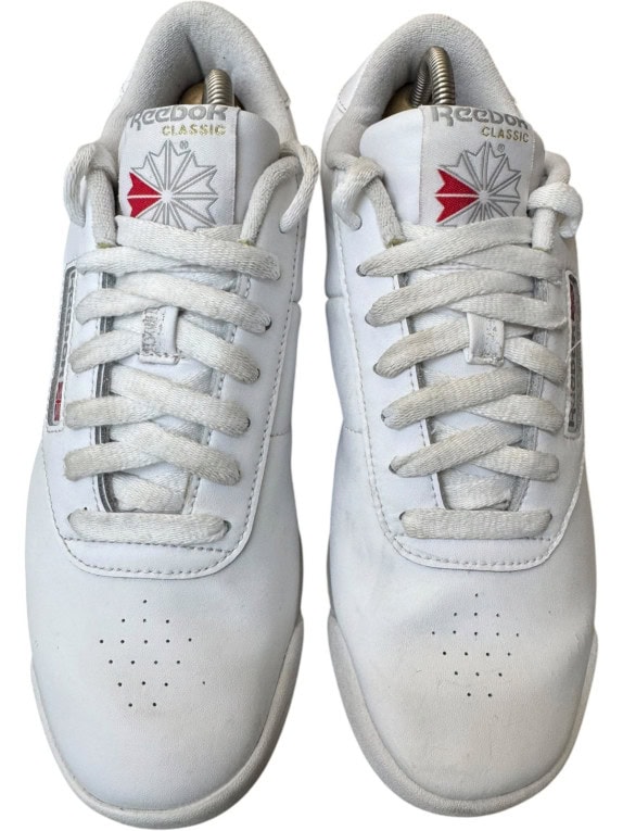 REEBOK SNEAKERS CLASSIC WHITE UNISEX PRE OWNED EU 40