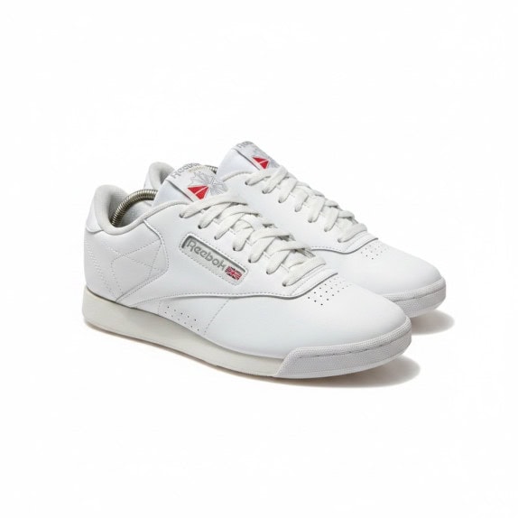 REEBOK SNEAKERS CLASSIC WHITE UNISEX PRE OWNED EU 40