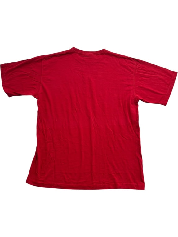 REEBOK T-SHIRT 00s EMBROIDERED LOGO ΚΟΚΚΙΝΟ UNISEX L