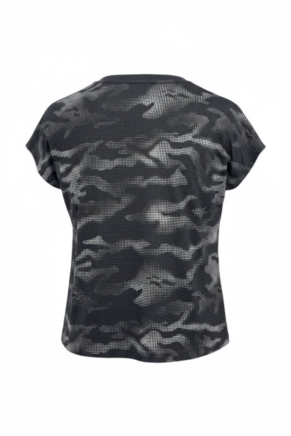 Reebok T-Shirt Big Logo Grey Women S