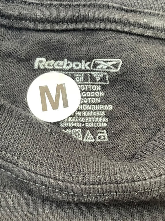 REEBOK T SHIRT SPORTSWEAR ΜΑΥΡΟ ΑΝΤΡΙΚΟ PRE OWNED M
