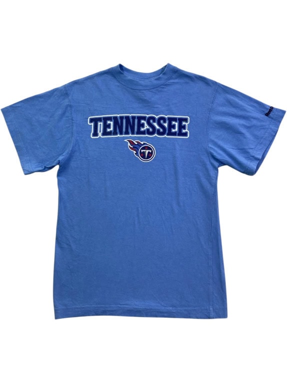 REEBOK TENNESSEE TITANS MAGLIETTA SPORTSWEAR AZZURRA UOMO PRE OWNED S