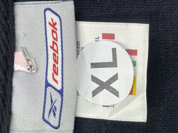 REEBOK TRACK JACKET ATHLETIC ΜΑΥΡΟ ΑΝΤΡΙΚΟ PRE OWNED XL