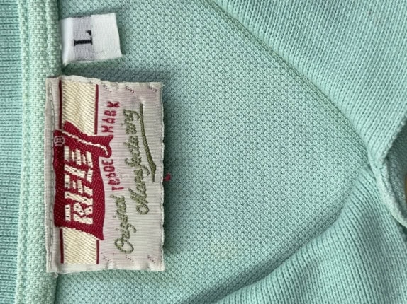 90s RIFLE POLO SHIRT MINIMAL MINT UOMO PRE OWNED L