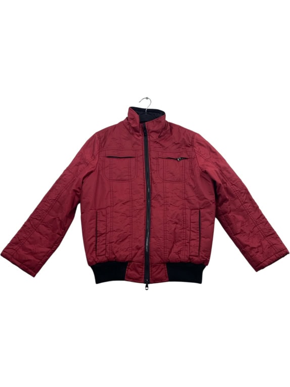 RefrigiWear Μπουφάν Bomber Workwear Logo Μπορντό Ανδρικό XL