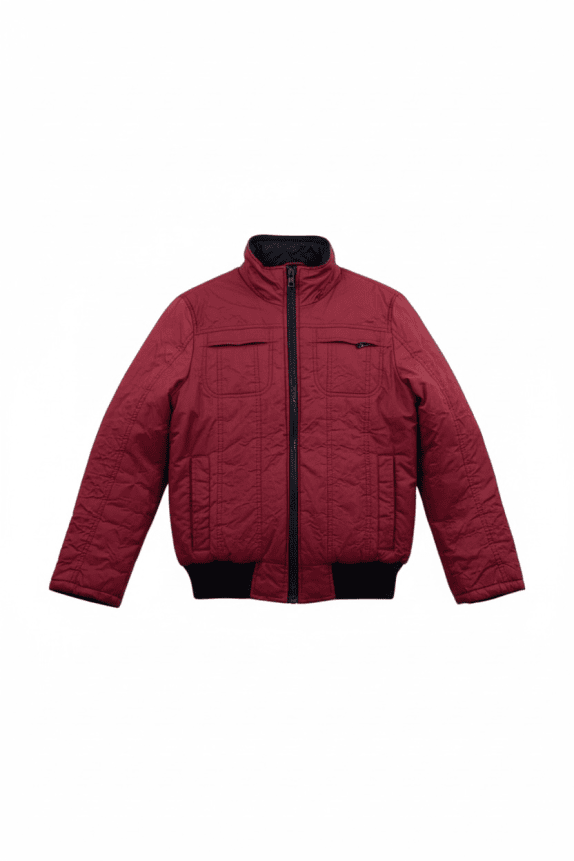 RefrigiWear Μπουφάν Bomber Workwear Logo Μπορντό Ανδρικό XL