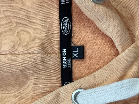 VON DUTCH HOODIE GRAPHIC ΠΟΡΤΟΚΑΛΙ ΑΝΤΡΙΚΟ PRE OWNED XL