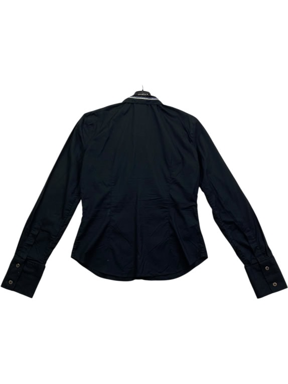 RICHMOND DENIM ΠΟΥΚΑΜΙΣΟ ΜΕ ΛΟΓΟΤΥΠΟ ΣΤΟ ΚΟΛΑΡΟ ΜΑΥΡΟ ΓΥΝΑΙΚΕΙΟ SMALL