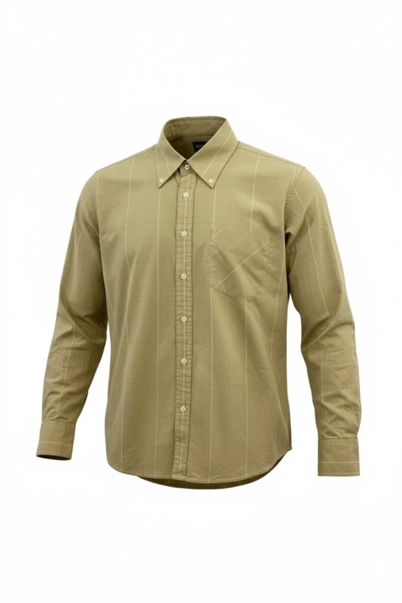 Camicia da uomo RIFLE Heritage Vintage a quadri beige XL
