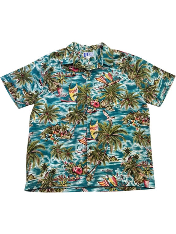 RJC ΠΟΥΚΑΜΙΣΟ HAWAIIAN ΠΑΛΜ ΕΞΩΤΙΚΟ ΤΥΡΚΟΥΑΖ ΑΝΤΡΙΚΟ PRE OWNED L