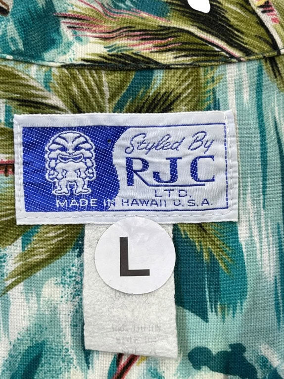 RJC ΠΟΥΚΑΜΙΣΟ HAWAIIAN ΠΑΛΜ ΕΞΩΤΙΚΟ ΤΥΡΚΟΥΑΖ ΑΝΤΡΙΚΟ PRE OWNED L