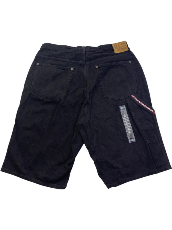 RL POLO JEANS COMPANY DENIM ΒΕΡΜΟΥΔΑ CLASSIC FADED BLACK ΑΝΤΡΙΚΟ PRE OWNED