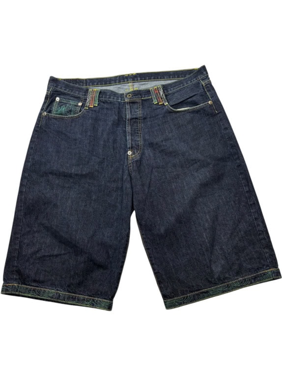 RMW DENIM BERMUDA VINTAGE BLUE MEN PRE OWNED XXL
