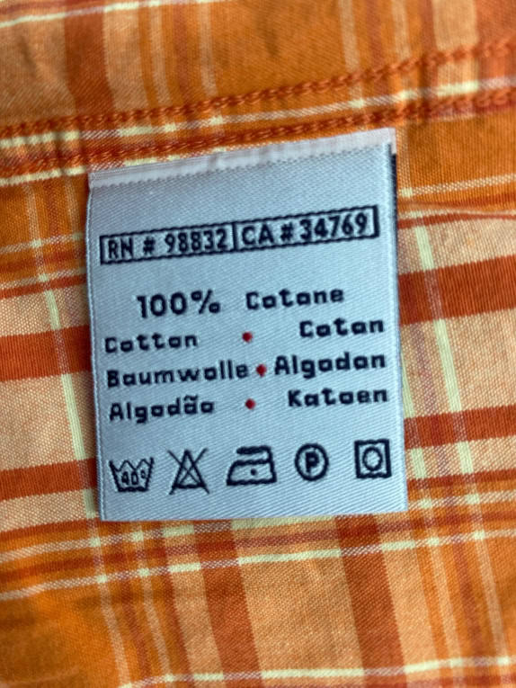 ROBE DI KAPPA ΠΟΥΚΑΜΙΣΟ VINTAGE ΜΕ ΛΟΓΟΤΥΠΟ ΠΟΡΤΟΚΑΛΙ ΑΝΔΡΙΚΟ SMALL