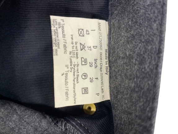 ROCCO BAROCCO JEANS ΠΑΝΤΕΛΟΝΙ VINTAGE ΛΟΓΟΤΥΠΟ ΣΤΗ ΜΕΣΗ ΓΚΡΙ ΓΥΝΑΙΚΕΙΟ XS