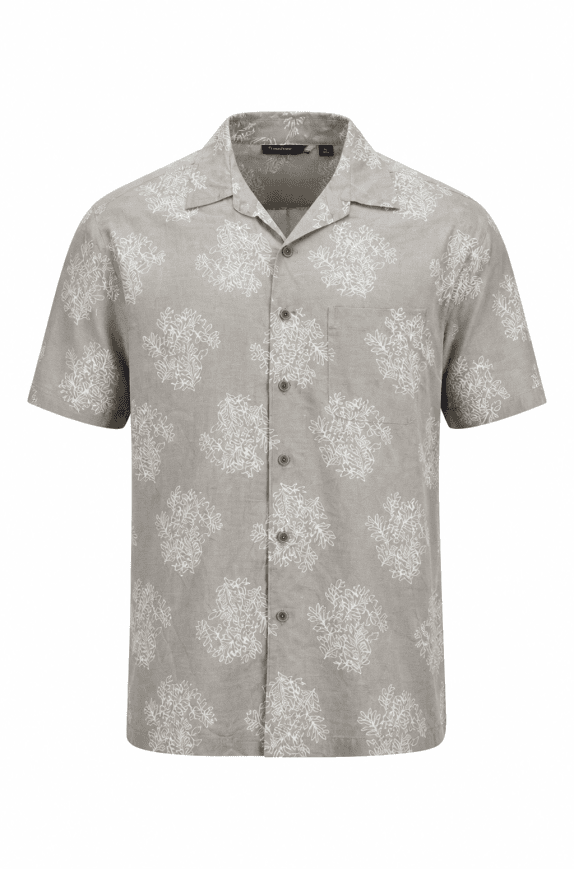 ROUNDTREE AND YORKE CAMICIA BEIGE UOMO PRE OWNED M
