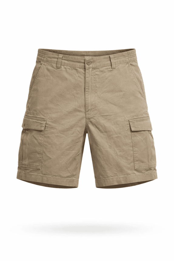 ROUNDTREE YORKE CARGO SHORTS MINIMAL BEIGE ΑΝΤΡΙΚΟ PRE OWNED L