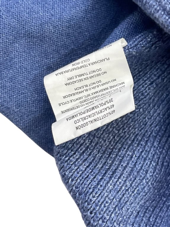 ROWING CLUB ΠΛΕΚΤΟ ΠΟΥΛΟΒΕΡ MINIMAL ΜΠΛΕ ΑΝΤΡΙΚΟ PRE OWNED M
