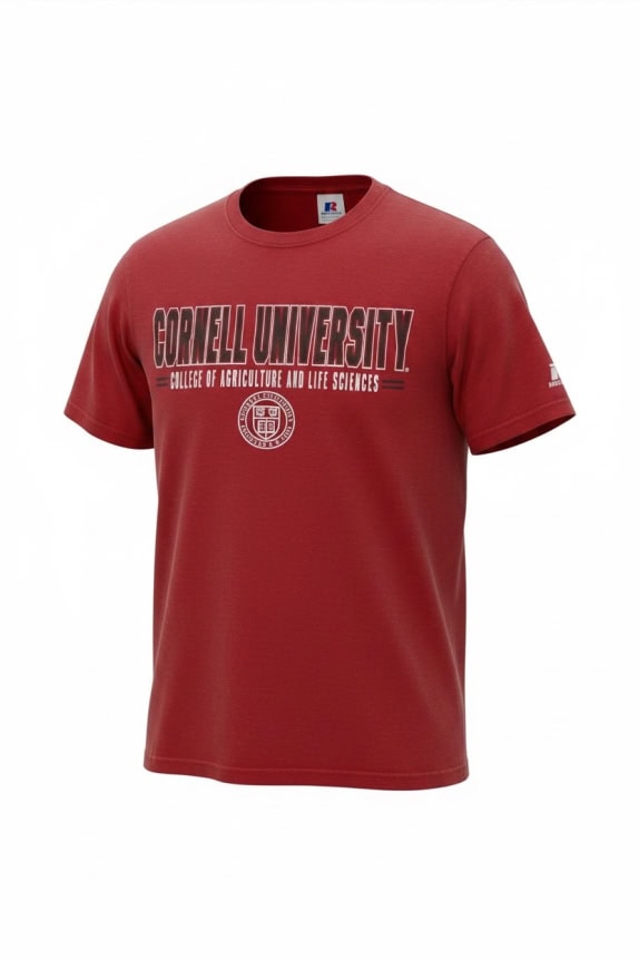 Russell Athletic Cornell University T-shirt grafica Rosso Unisex