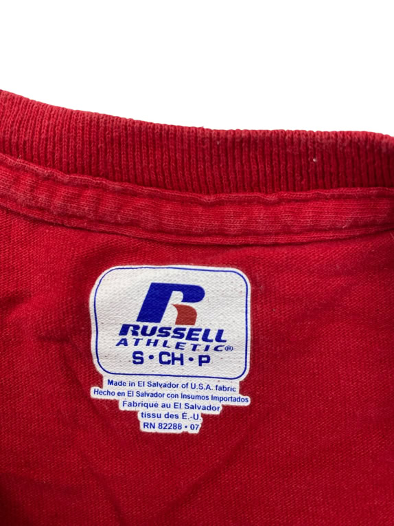 Russell Athletic Cornell University T-shirt grafica Rosso Unisex