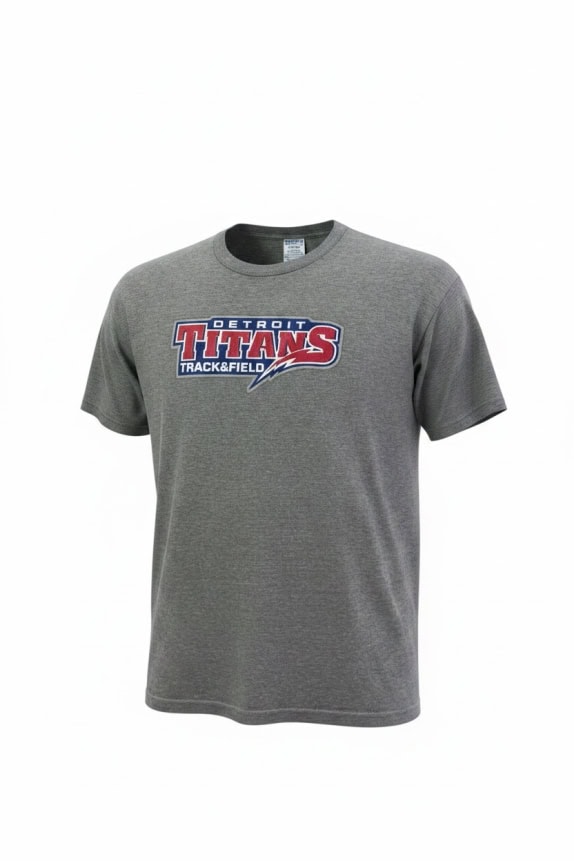 RUSSELL ATHLETIC GRAPHIC TEE ATHLETIC GREY UNISEX PRE OWNED XL