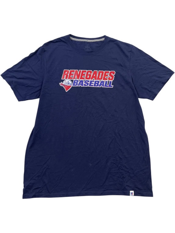 RUSSELL ATHLETIC GRAPHIC TEE ΑΘΛΗΤΙΚΟ NAVY ΑΝΤΡΙΚΟ PRE OWNED L