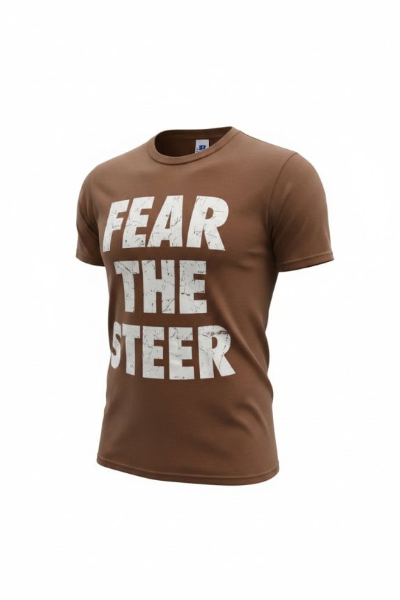 RUSSELL ATHLETIC GRAPHIC TEE VINTAGE BROWN ΑΝΤΡΙΚΟ PRE OWNED S