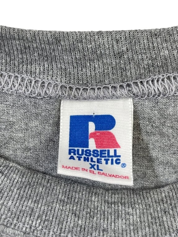 RUSSELL ATHLETIC ΜΑΚΡΥΜΑΝΙΚΗ ΜΠΛΟΥΖΑ SPORTSWEAR ΓΚΡΙ ΑΝΤΡΙΚΟ PRE OWNED XL