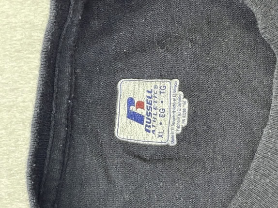 RUSSELL ATHLETIC ΜΠΛΟΥΖΑ ΜΑΚΡΥΜΑΝΙΚΗ GRAPHIC ΜΑΥΡΟ ΑΝΤΡΙΚΟ PRE OWNED XL