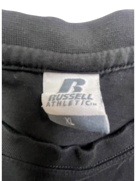 RUSSELL ATHLETIC T-SHIRT CASUAL ΜΕ ΛΟΓΟΤΥΠΟ ΜΑΥΡΟ ΑΝΔΡΙΚΟ XL