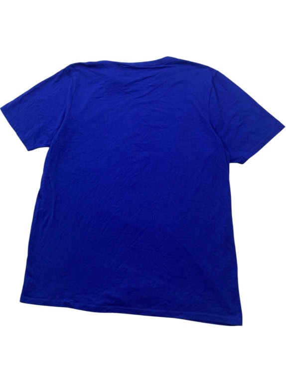 RUSSELL ATHLETIC GRAPHIC TEE COLLEGIATE BLUE MENS PRE OWNED