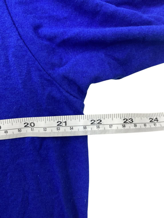 RUSSELL ATHLETIC GRAPHIC TEE COLLEGIATE BLUE MENS PRE OWNED