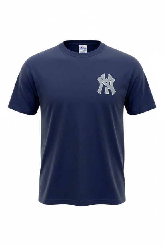 Russell Athletic T-Shirt NY Logo Μπλε Unisex S