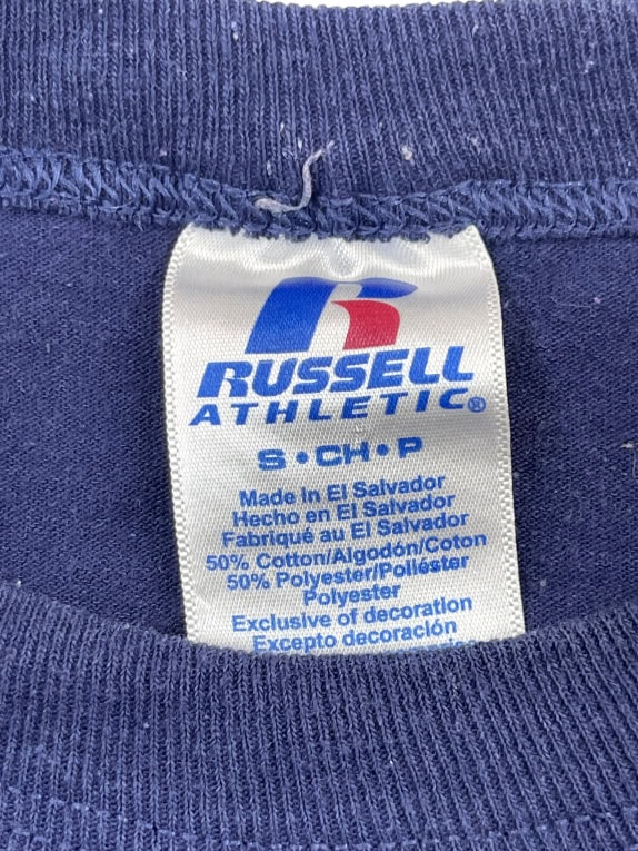 Russell Athletic T-Shirt NY Logo Μπλε Unisex S
