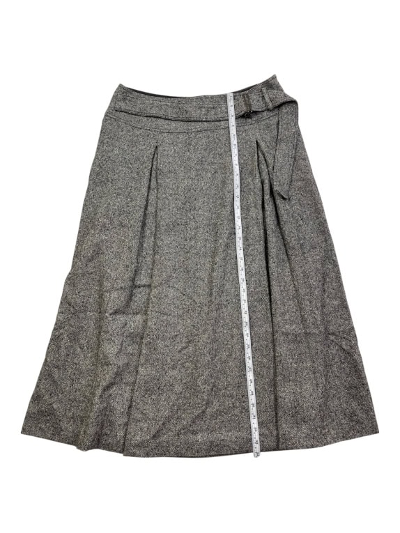 S MaxMara Μάλλινη Midi Φούστα Γκρι Γυναικεία L