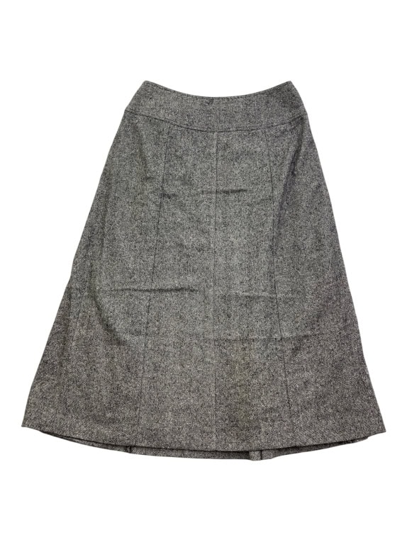 S MaxMara Μάλλινη Midi Φούστα Γκρι Γυναικεία L