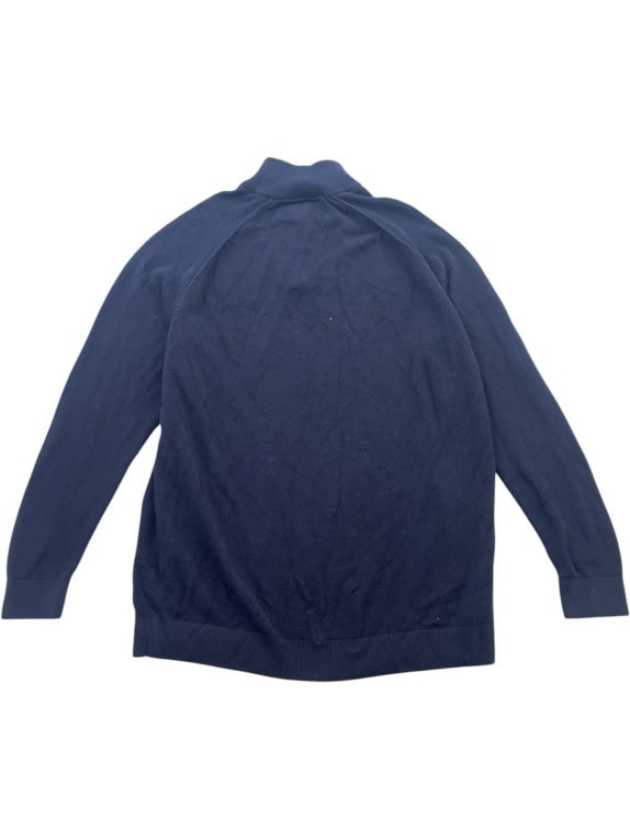 S OLIVER ΠΛΕΚΤΟ HALF ZIP MINIMAL NAVY ΑΝΤΡΙΚΟ PRE OWNED XXL