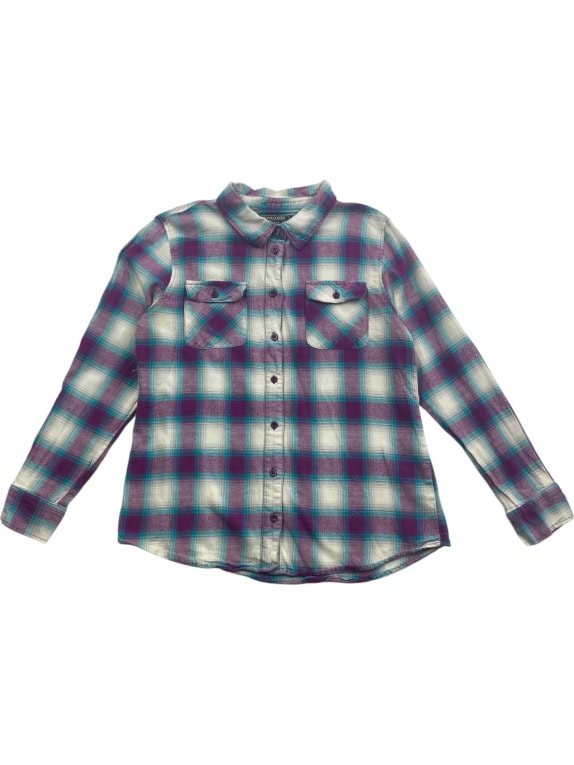 U.S. Polo Assn. Checked Shirt Casual Purple/Turquoise Women’s L