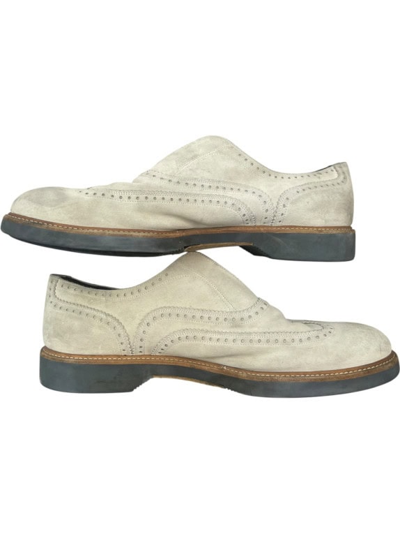 SALVATORE FERRAGAMO LOAFERS CLASSIC CREAM ΑΝΤΡΙΚΟ PRE OWNED EU47