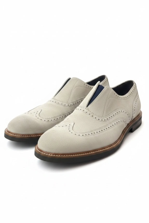 SALVATORE FERRAGAMO LOAFERS CLASSIC CREAM UOMO PRE OWNED EU47