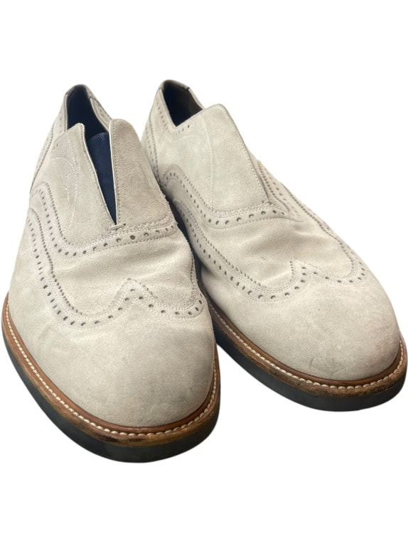 SALVATORE FERRAGAMO LOAFERS CLASSIC CREAM ΑΝΤΡΙΚΟ PRE OWNED EU47